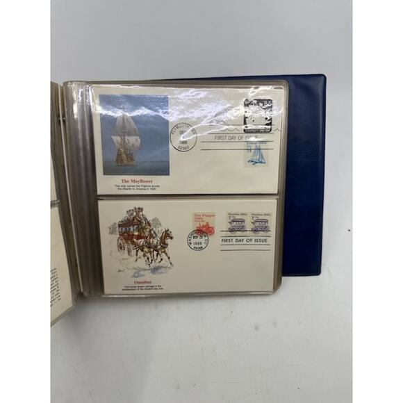 The United States First Day Cover Society Album 34 Cover 1986 First Day Issue - Picture 5 of 10